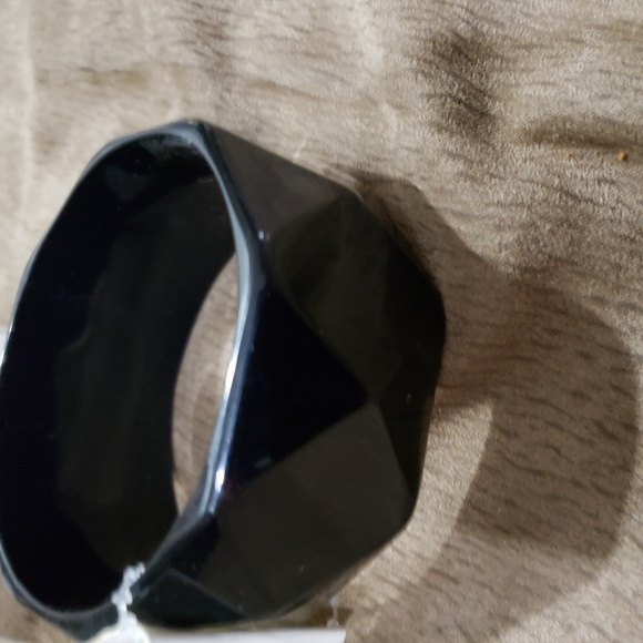 Style Chic Black Diamond Shape Woman Bangle, NWT - Picture 1 of 1